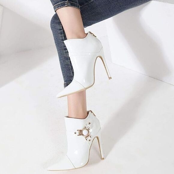 BRAND NEW MACKIN J 313-13 WOMEN'S POINTED TOE ANKLE HIGH HEEL Heel BOOTIES - Picture 9 of 14